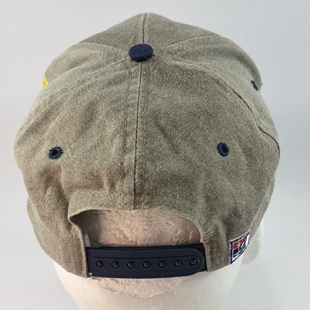 Vintage Michigan Wolverines Hat Cap Snap Back The Game Block M Go Blue 80's